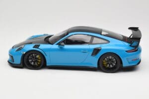 Porsche 911 991.2 GT3 RS Weissach Package Shark Blue Jantes Magnesium Noires Minichamps 1:18 153068224 Métal Moulé — image 3 sur 6