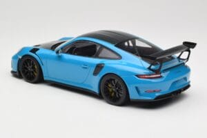 Porsche 911 991.2 GT3 RS Weissach Package Shark Blue Jantes Magnesium Noires Minichamps 1:18 153068224 Métal Moulé — image 5 sur 6