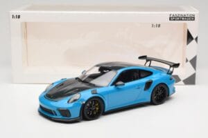 Porsche 911 991.2 GT3 RS Weissach Package Shark Blue Jantes Magnesium Noires Minichamps 1:18 153068224 Métal Moulé — image 6 sur 6