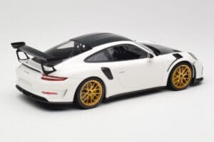 Porsche 911 991.2 GT3 RS Weissach Package Blanc Jantes Magnesium Dorées Minichamps 1:18 153068238 Métal Moulé — image 2 sur 6