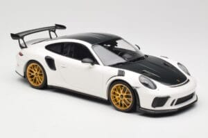 Porsche 911 991.2 GT3 RS Weissach Package Blanc Jantes Magnesium Dorées Minichamps 1:18 153068238 Métal Moulé — image 4 sur 6
