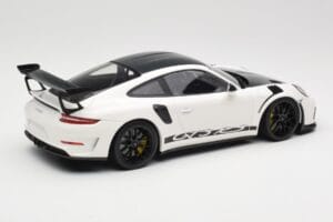 Porsche 911 991.2 GT3 RS Weissach Package Blanc Wording Jantes Magnesium Noires Minichamps 1:18 153068225 Métal Moulé — image 2 sur 6