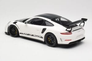 Porsche 911 991.2 GT3 RS Weissach Package Blanc Wording Jantes Magnesium Noires Minichamps 1:18 153068225 Métal Moulé — image 5 sur 6