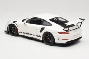 Porsche 911 991.2 GT3 RS Blanc avec Jantes Noires Minichamps 1:18 155068224 Métal Moulé — image 5 sur 6