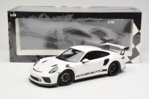 Porsche 911 991.2 GT3 RS Blanc avec Jantes Noires Minichamps 1:18 155068224 Métal Moulé — image 6 sur 6