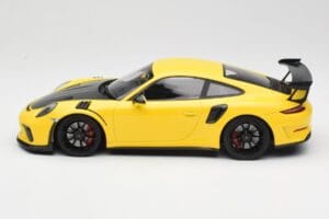 Porsche 911 991.2 GT3 RS Jaune avec Jantes Noires Minichamps 1:18 155068231 Métal Moulé — image 3 sur 6
