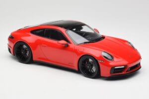 Porsche 911 992 Carrera 4 GTS Rouge Minichamps 1:18 155063100 Métal Moulé — image 4 sur 6