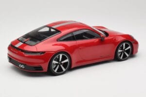 Porsche 911 992 Carrera 4S Carmine Red Minichamps 1:18 155067326 Métal Moulé — image 2 sur 6