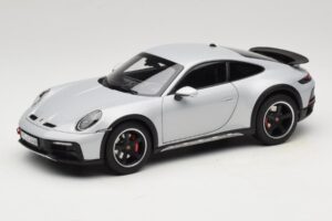Porsche 911 992 Dakar Ice Grey Metallic Norev 1:18 187242 Métal Moulé