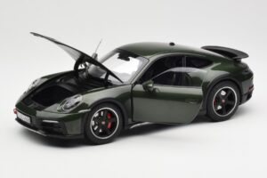 Porsche 911 992 Dakar Oak Vert Métallique Norev 1:18 187241 Métal Moulé — image 2 sur 9