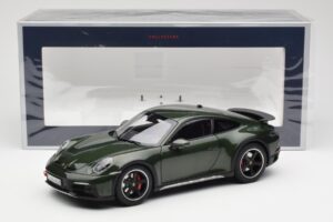 Porsche 911 992 Dakar Oak Vert Métallique Norev 1:18 187241 Métal Moulé — image 9 sur 9