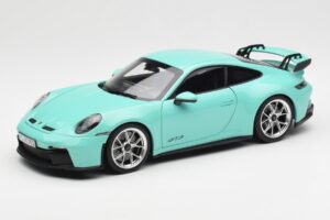 Porsche 911 992 GT3 Mint Vert Norev 1:18 187316 Métal Moulé
