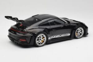 Porsche 911 992 GT3 RS Noir Avec Jantes Argent Minichamps 1:18 155062231 Métal Moulé — image 2 sur 6