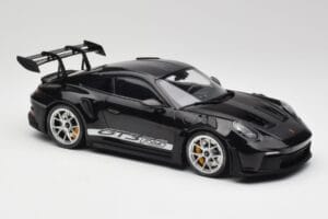 Porsche 911 992 GT3 RS Noir Avec Jantes Argent Minichamps 1:18 155062231 Métal Moulé — image 4 sur 6