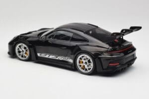Porsche 911 992 GT3 RS Noir Avec Jantes Argent Minichamps 1:18 155062231 Métal Moulé — image 5 sur 6