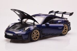 Porsche 911 992 GT3 RS Gentian Bleu Métallique Norev 1:18 187363 Métal Moulé — image 2 sur 8