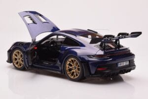 Porsche 911 992 GT3 RS Gentian Bleu Métallique Norev 1:18 187363 Métal Moulé — image 5 sur 8
