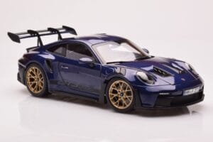 Porsche 911 992 GT3 RS Gentian Bleu Métallique Norev 1:18 187363 Métal Moulé — image 6 sur 8