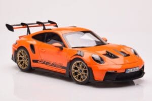 Porsche 911 992 GT3 RS Gulf Orange Norev 1:18 187360 Métal Moulé — image 6 sur 8