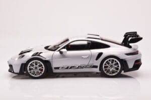 Porsche 911 992 GT3 RS Ice Gris Norev 1:18 187359 Métal Moulé — image 4 sur 8