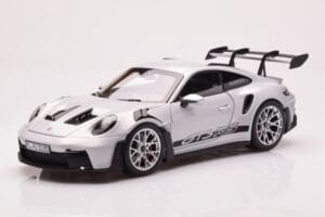 Porsche 911 992 GT3 RS Ice Gris Norev 1:18 187359 Métal Moulé
