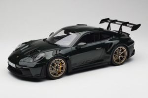 Porsche 911 992 GT3 RS Jet Green Metallic Black Norev 1:12 127532 Métal Moulé