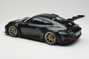 Porsche 911 992 GT3 RS Jet Green Metallic Black Norev 1:12 127532 Métal Moulé — image 5 sur 6