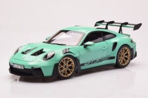 Porsche 911 992 GT3 RS Mint Vert Norev 1:18 187362 Métal Moulé