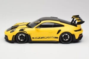 Porsche 911 992 GT3 RS Racing Jaune & Roues Noires Minichamps 1:18 153062245 Métal Moulé — image 3 sur 6
