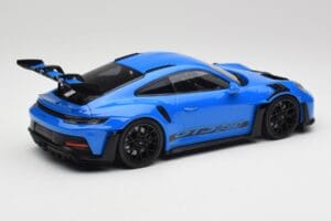 Porsche 911 992 GT3 RS Shark Bleu & Roues Noires Minichamps 1:18 153062233 Métal Moulé — image 2 sur 6