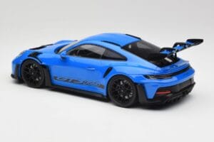 Porsche 911 992 GT3 RS Shark Bleu & Roues Noires Minichamps 1:18 153062233 Métal Moulé — image 5 sur 6