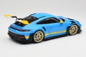 Porsche 911 992 GT3 RS Shark Bleu & Jaune Decor Concept Minichamps 1:18 911992001 Métal Moulé — image 3 sur 8