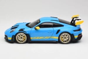 Porsche 911 992 GT3 RS Shark Bleu & Jaune Decor Concept Minichamps 1:18 911992001 Métal Moulé — image 4 sur 8