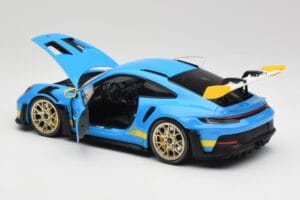 Porsche 911 992 GT3 RS Shark Bleu & Jaune Decor Concept Minichamps 1:18 911992001 Métal Moulé — image 5 sur 8