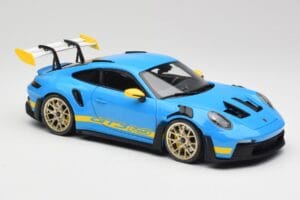 Porsche 911 992 GT3 RS Shark Bleu & Jaune Decor Concept Minichamps 1:18 911992001 Métal Moulé — image 6 sur 8