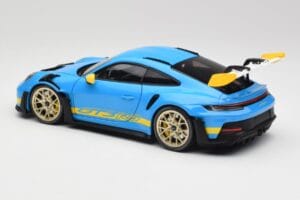 Porsche 911 992 GT3 RS Shark Bleu & Jaune Decor Concept Minichamps 1:18 911992001 Métal Moulé — image 7 sur 8