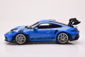 Porsche 911 992 GT3 RS Sharkblue Norev 1:18 187358 Métal Moulé — image 4 sur 8