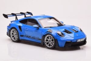 Porsche 911 992 GT3 RS Sharkblue Norev 1:18 187358 Métal Moulé — image 6 sur 8