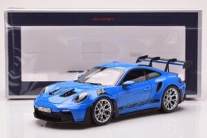 Porsche 911 992 GT3 RS Sharkblue Norev 1:18 187358 Métal Moulé — image 8 sur 8