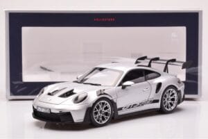 Porsche 911 992 GT3 RS Argent Métallique Norev 1:18 187357 Métal Moulé — image 8 sur 8