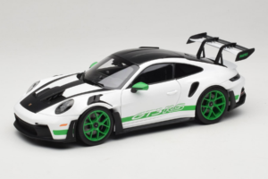 Porsche 911 992 GT3 RS Tribute to Carrera RS White Python Green Norev 1:18 187372 Métal Moulé