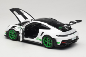 Porsche 911 992 GT3 RS Tribute to Carrera RS White Python Green Norev 1:18 187372 Métal Moulé — image 5 sur 8