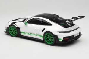 Porsche 911 992 GT3 RS Tribute to Carrera RS White Python Green Norev 1:18 187372 Métal Moulé — image 7 sur 8
