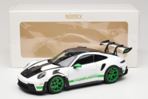 Porsche 911 992 GT3 RS Tribute to Carrera RS White Python Green Norev 1:18 187372 Métal Moulé — image 8 sur 8