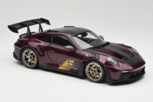 Porsche 911 992 GT3 RS Ultraviolet & Jantes Argent Minichamps 1:18 110062029 Métal Moulé — image 6 sur 8