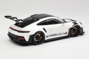 Porsche 911 992 GT3 RS Blanc & Roues Noires Minichamps 1:18 155062230 Métal Moulé — image 2 sur 6