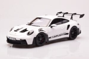 Porsche 911 992 GT3 RS Blanc Norev 1:18 187361 Métal Moulé