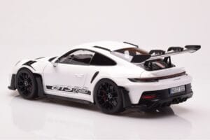 Porsche 911 992 GT3 RS Blanc Norev 1:18 187361 Métal Moulé — image 7 sur 8