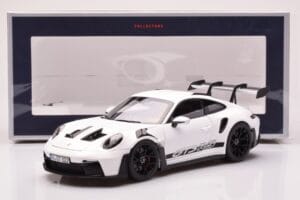 Porsche 911 992 GT3 RS Blanc Norev 1:18 187361 Métal Moulé — image 8 sur 8