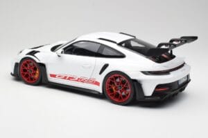 Porsche 911 992 GT3 RS Blanc & Pyro Rouge Norev 1:12 127530 Métal Moulé — image 5 sur 6